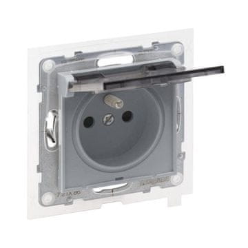 LEGRAND Enojna aluminijasta vtičnica 2P+Z 16 A 250V avtomatski terminali Suno legrand 721386