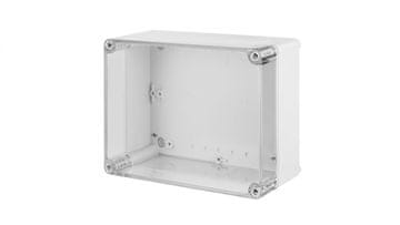 Elektro-Plast Industrijska hermetična omarica 170x135x85mm IP65 siva, prozoren pokrov 2711-01