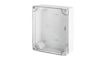Elektro-Plast Industrijska hermetična omarica n/t 270x220x106mm IP65 siva, prozoren pokrov 2719-01