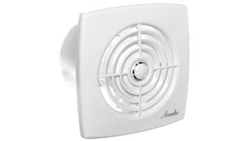 Awenta Izpušni ventilator 120 mm 17W 150 m3/h 230V IPX4 bel vlečni stikalo E0007848W WA120W
