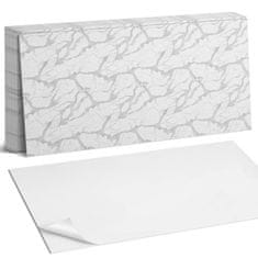 COLORAY Estetske vinilne stenske ploščice s tiskanim marmornim vzorcem z žilami 10x40x20 cm