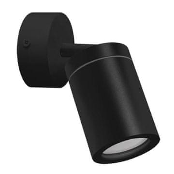 Ideus Stenska svetilka za kopalnico črne barve IP44, premična, tenor GU10 20W Ideus 04069