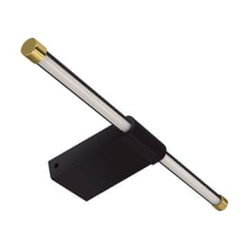 Ideus LED stenska svetilka za kopalnico IP44 9W črna 39,5 cm 1140lm 4100K paso Ideus 4113