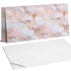 COLORAY Komplet vinilnih ploščic z motivom kuhinje, marmorni vzorec z poudarki 10x40x20 cm