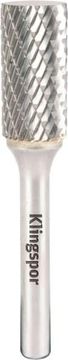 KLINGSPOR Rezkar iz karbidne trdine HF 100 A/12,7 mm/610, valj FI=12,7 x 25 mm, steblo 6 mm,