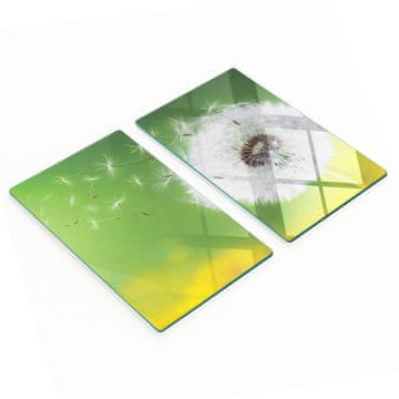 shumee Stekleni dekorativni servirni podstavki za prigrizke z motivom regrata 2x30x52 cm