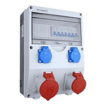 shumee Razdelilna omarica ECO-S 32A 16A 2x230V Schuko vtičnice Bals Doktorvolt DV-2619-D