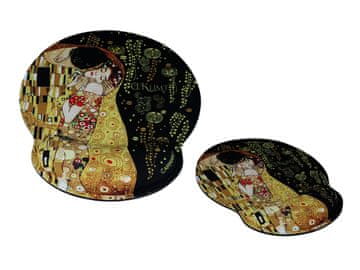 Carmani Podloga za računalniško miško z naslonom za zapestje - G. Klimt, Poljub (carmani)
