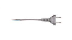Zamel Priključni kabel brez stikala 190 cm srebrne barve SP-190/2X0.5/-SRB YNS10000439