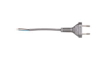 Zamel Priključni kabel brez stikala 190 cm srebrne barve SP-190/2X0.5/-SRB YNS10000439