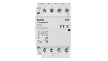 Zamel Modularni montažni kontaktor 40A 4Z 24V AC/DC+F13 tip: STM-40-40/24V EXT10000297