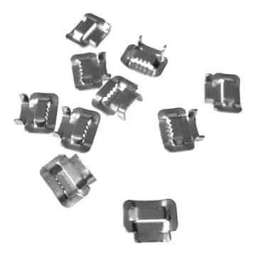 shumee 10 kosov zaponke iz nerjavečega jekla z zobmi Ear-Lock 10 mm razred 201 L-B 4937