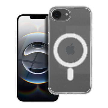 OEM Ohišje za iPhone 16e (SE 4 2025) Clear Mag Cover (MID), združljivo z MagSafe, prozorno