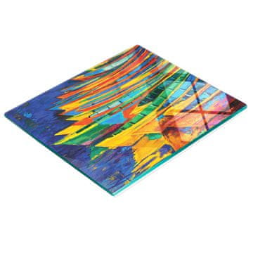 shumee Dekorativna steklena kuhinjska deska za rezanje in serviranje, ladjice 60x52 cm
