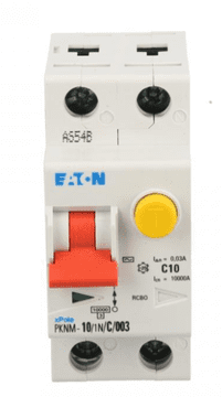 Eaton Diferencialno odklopno stikalo 2P 10A C 0,03A tip AC pknm 10/1N/C/003-MW 236077