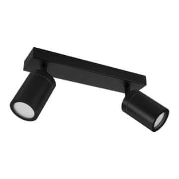 Ideus Stenska svetilka za kopalnico črna IP44, premična, tenor GU10 2x20W Ideus 04071
