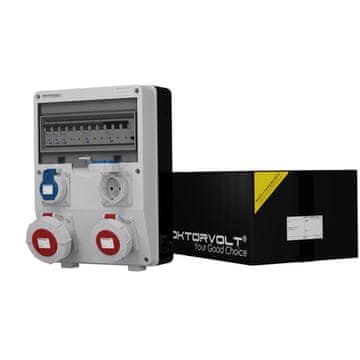 DOK RAZDELILNIK ZA STAVBO TD S/FI 32A 16A 2X230V IP65 SCHUKO