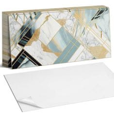 COLORAY Paket tiskanih vinilnih ploščic z geometrijskimi marmornimi vzorci 10x40x20 cm