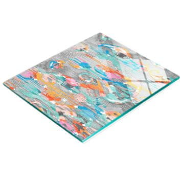shumee Večnamenska dekorativna kuhinjska deska s utrjenim plemenskim vzorcem 60x52 cm