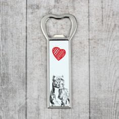 Artdog Ameriški pitbul terier, pitbul, ameriški pitbul terier, pitbul, apbt - odpirač za steklenice s psom, personaliziran odpirač za hladilnik, unikatno darilo za moškega znamke Art-Dog