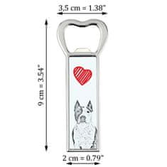Artdog Ameriški staffordshire terier, Amstaff, Amstaf - odpirač za steklenice s psom, personaliziran odpirač za hladilnik, edinstveno darilo za moškega znamke Art-Dog