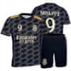 shumee Nogometni dres Mbappe Real 152 Črni navijaški komplet Majica s kratkimi rokavi Nogometni dres Mbappe Real 152 Črni navijaški komplet Majica s kratkimi rokavi