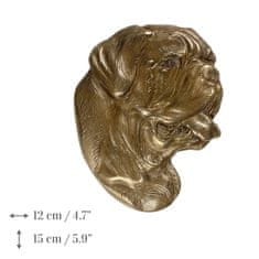 Artdog Bordeauxska doga, francoski mastif - spominska plošča s psom, personalizirano zahvalno sporočilo, priznanje, diploma s posvetilom blagovne znamke Art-Dog