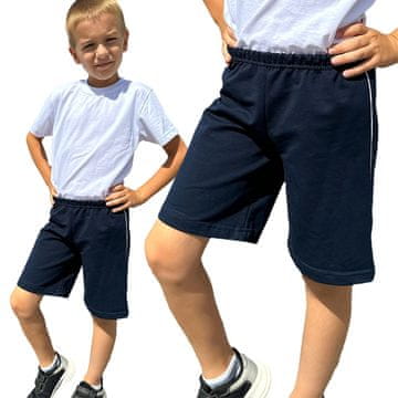 shumee Fantovske kratke hlače za telovadbo, gimnastične, športne, temno modre, PL Fantovske kratke hlače za telovadbo, gimnastične, športne, temno modre, PL 116