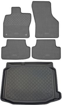 shumee Seat Leon III in III SC 5F Hatchback (3/5 vrat) od 11.2012-03.2020 / 05.2013-08.2018 komplet - gumijaste avtotesnine + zaščitna preproga za prtljažnik