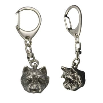 Artdog Zahodnovišavski beli terier, westie I - posrebren obesek za ključe za psa, okras za torbo, obesek za nahrbtnik znamke Art-Dog