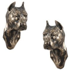 Artdog Ameriški staffordshire terier, Amstaff, Amstaf III - kipec psa, viseči doprsni kip, edinstvena dekoracija za ljubitelje psov znamke Art-Dog