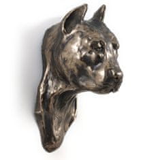 Artdog Ameriški staffordshire terier, Amstaff, Amstaf III - kipec psa, viseči doprsni kip, edinstvena dekoracija za ljubitelje psov znamke Art-Dog