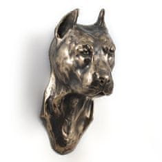 Artdog Ameriški staffordshire terier, Amstaff, Amstaf III - kipec psa, viseči doprsni kip, edinstvena dekoracija za ljubitelje psov znamke Art-Dog