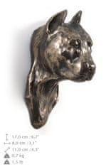 Artdog Ameriški staffordshire terier, Amstaff, Amstaf III - kipec psa, viseči doprsni kip, edinstvena dekoracija za ljubitelje psov znamke Art-Dog