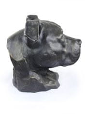Ameriški staffordshire terier, Amstaff, Amstaf I - urna za pasji pepel, pasji doprsni kip, velika pasja glava za vrt, znamke