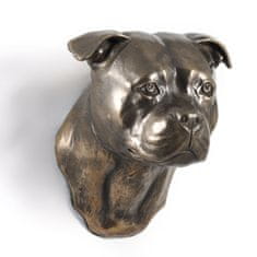 Artdog Ameriški staffordshire terier, Amstaff, Amstaf I - kipec psa, viseči doprsni kip, edinstvena dekoracija za ljubitelje psov znamke Art-Dog