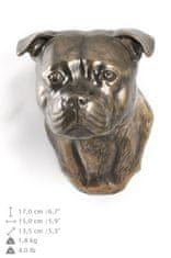 Artdog Ameriški staffordshire terier, Amstaff, Amstaf I - kipec psa, viseči doprsni kip, edinstvena dekoracija za ljubitelje psov znamke Art-Dog