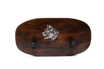 Artdog Ameriški staffordshire terier, Amstaff, Amstaf I - obešalnik za dodatke, obešalnik za medalje s psom, kaveljčki za ključe znamke Art-Dog
