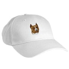 Artdog Ameriški staffordshire terier, Amstaff, Amstaf - našitek v obliki psa, vezeni našitek, edinstvena dekoracija nahrbtnika znamke Art-Dog