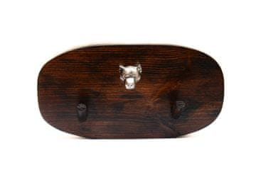 Artdog Ameriški staffordshire terier, Amstaff, Amstaf - obešalnik za dodatke, obešalnik za medalje s psom, kaveljčki za ključe znamke Art-Dog