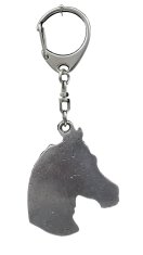 Artdog Arabski konj - posrebren obesek za ključe s konjskim motivom v darilni škatli, okras za torbico, obesek za nahrbtnik znamke Art-Dog