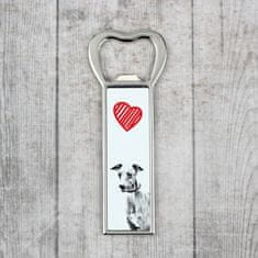 Artdog Afriški hrt, Azawakh - odpirač za steklenice s psom, personaliziran odpirač za hladilnik, edinstveno darilo za moške znamke Art-Dog