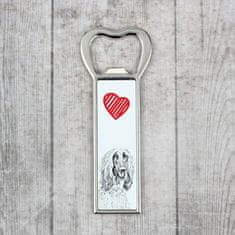 Artdog Afganistanski hrt - odpirač za steklenice s psom, personaliziran odpirač za hladilnik, edinstveno darilo za moškega znamke Art-Dog