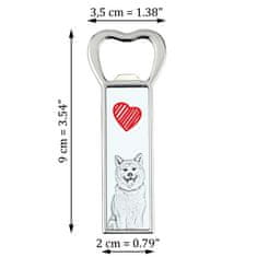 Artdog Akita, Akita Inu - odpirač za steklenice s psom, personaliziran odpirač za hladilnik, edinstveno darilo za moškega znamke Art-Dog