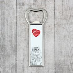 Artdog Ameriški pridih - odpirač za steklenice z mačko, personaliziran odpirač za hladilnik, edinstveno darilo za moškega znamke Art-Dog