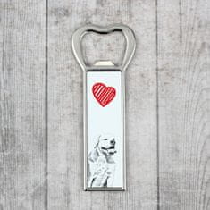 Artdog Ameriški buldog - odpirač za steklenice s psom, personaliziran odpirač za hladilnik, edinstveno darilo za moškega znamke Art-Dog