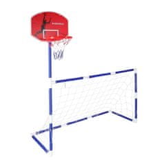 Northio Komplet nogometnih golov in košarkarskih obročev 2 v 1 z 2 žogama