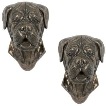 Artdog Bordeauxska doga, francoski mastif - kipec psa, viseči doprsni kip, edinstvena dekoracija za ljubitelje psov znamke Art-Dog