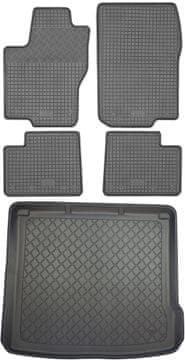 shumee Mercedes M-razred W166 SUV (5-vratni) od 11/2011-05/2015 komplet - gumijaste avtotesnine + zaščitna preproga za prtljažnik