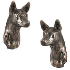 Artdog Basenji, Basenji, Kongo pes - pasja figurica, viseči doprsni kip, edinstvena dekoracija za ljubitelja psov znamke Art-Dog